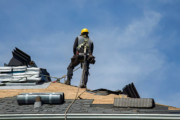 Professional Flat Roof Repair technician working in Peyton, CO